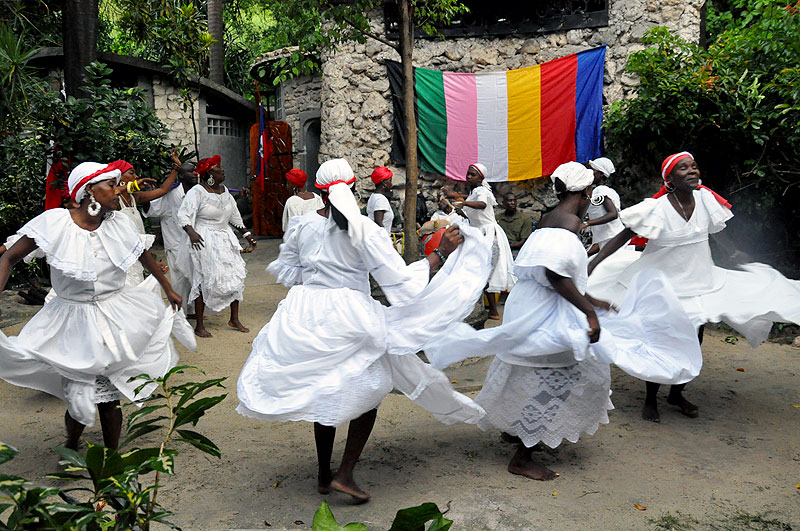 A group of dancers.